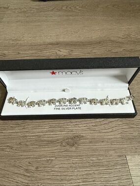 Silver Elephant Bracelet